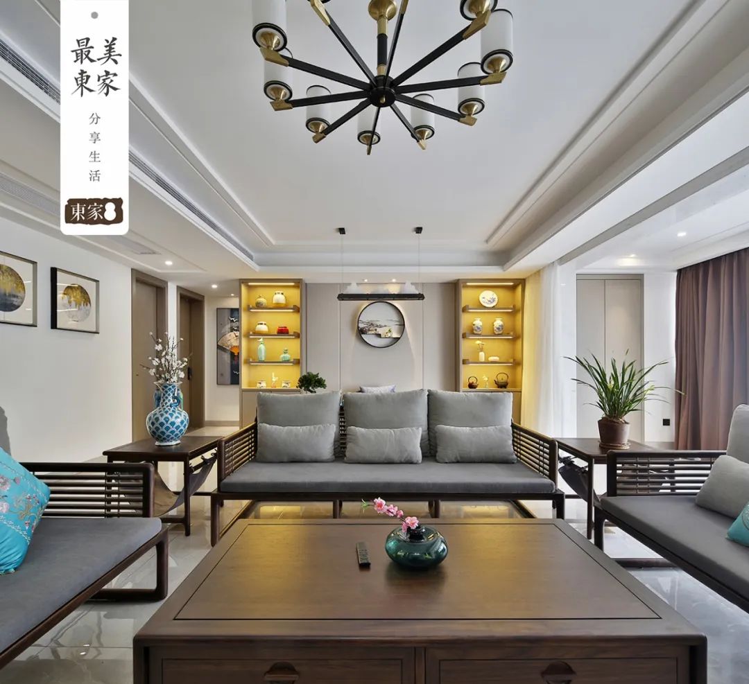 156m2新中式案例 | 清雋雅致的灰色調(diào)美學(xué)