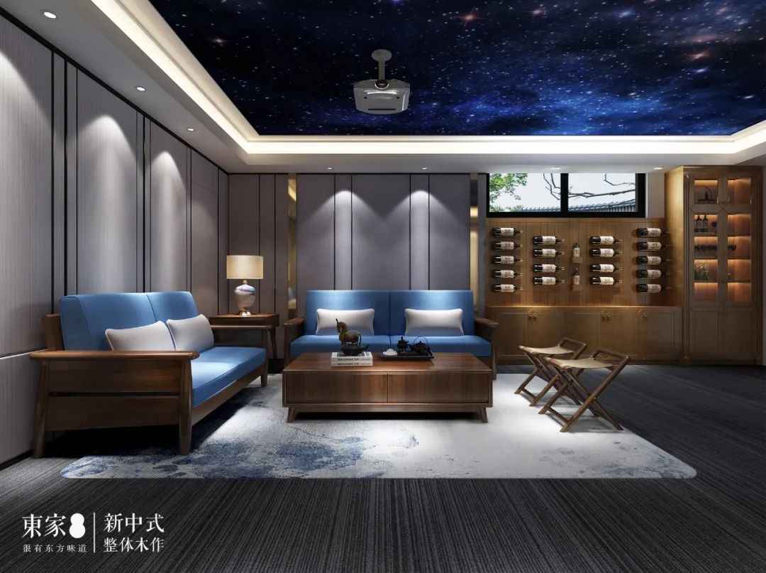 新中式案例 | 影音室還是酒窖？別墅功能空間還能這樣設(shè)計？