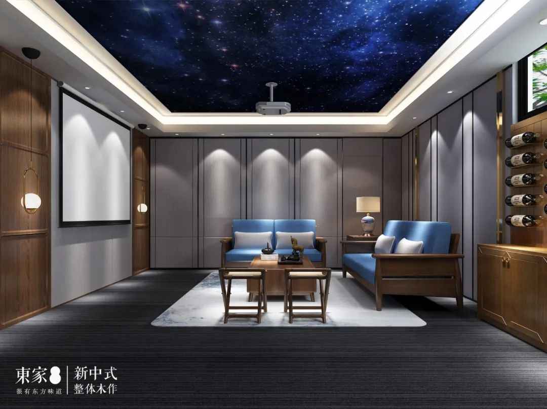 新中式案例 | 影音室還是酒窖？別墅功能空間還能這樣設(shè)計？