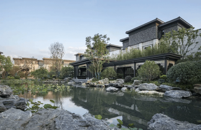新中式案例 | 650m2中式院墅,閑聽花靜鳥喧,這樣的設計才有生活趣味