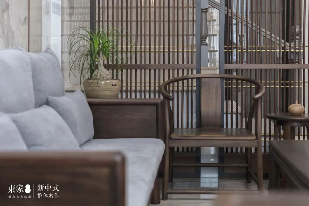 新中式案例 | 300m2別墅黑檀定制，真正的高級感，藏在不經意的細節中