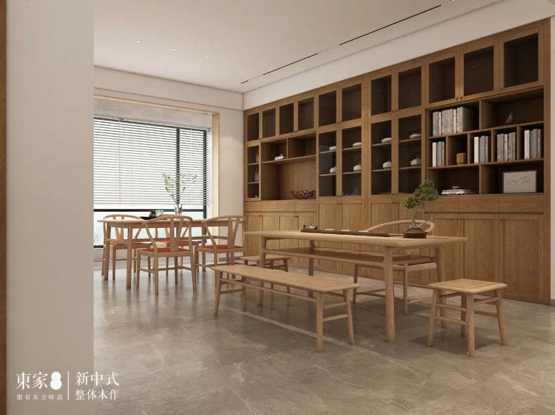 新中式案例 | 180㎡自然原木風(fēng)，最適合打造意境空間