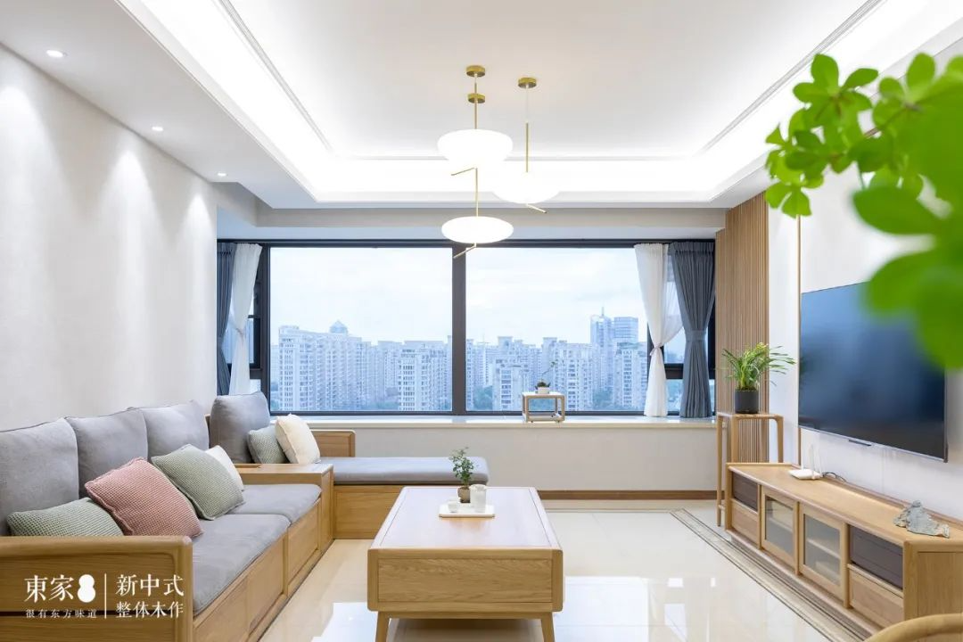 新中式案例 | 130m2精致原木風(fēng),開門即驚艷!