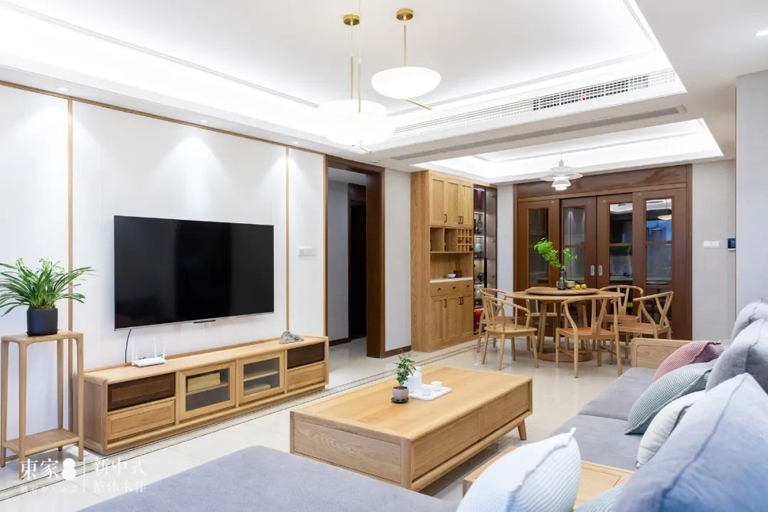 新中式案例 | 130m2精致原木風(fēng),開門即驚艷!