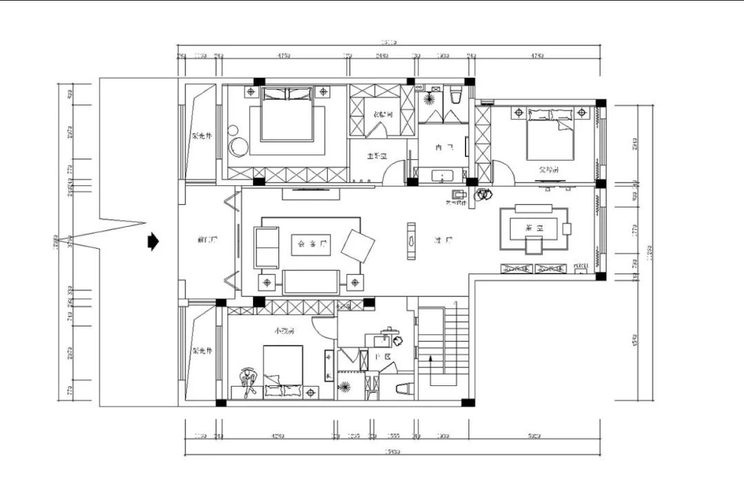 新中式案例 | 240m2別墅雅居，儒韻馥郁的生活情懷