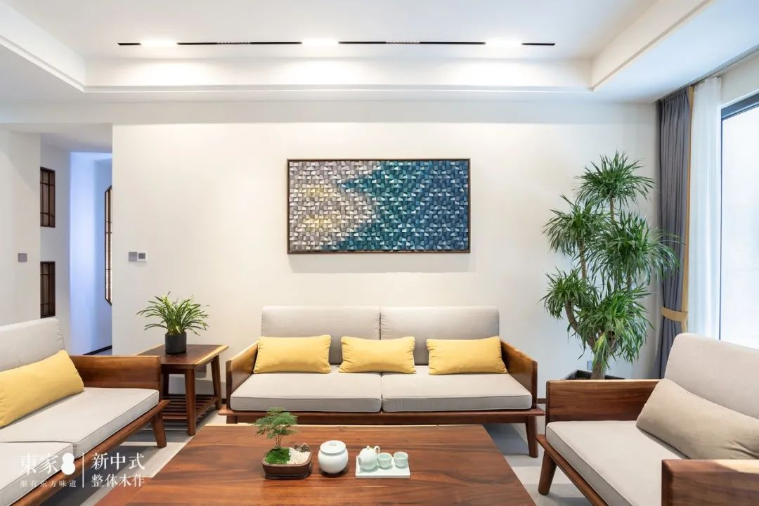 新中式案例 | 240m2別墅雅居，儒韻馥郁的生活情懷