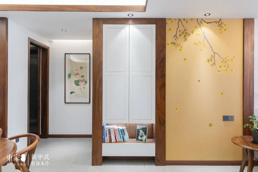 新中式案例 | 160m2復式居宅，隱形門設計，驚艷巧妙！